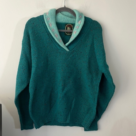 ALPS Rugged Outdoors Ladies Vintages Knit Sweater Made in New England - Picture 1 of 8
